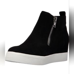 Steve Madden | Wedgie Black Wedge Sneaker Size 8.5M